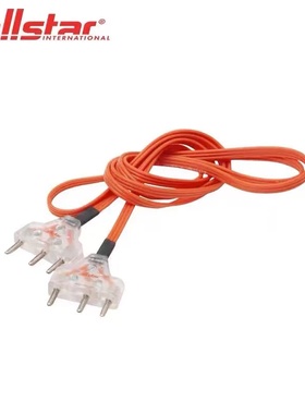 击剑器材 原装进口allstar奥斯达重剑手线 透明插头 符合任何比赛