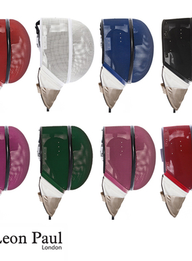 LeonPaul 保罗击剑英国进口FIE1600N  X-C花剑面罩空气内衬可印字