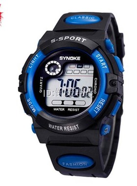 SYNOKE Children Digital Watches mens Sport Watch shock Stop