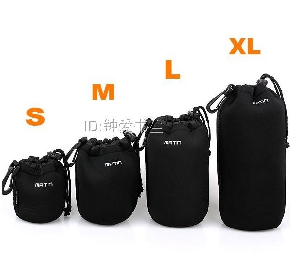 Neoprene Soft Protector Camera Lens Pouch bag case backpac
