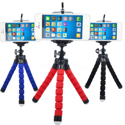 Camera Phone stand Holder Flexible Octopus Tripod Monopod.