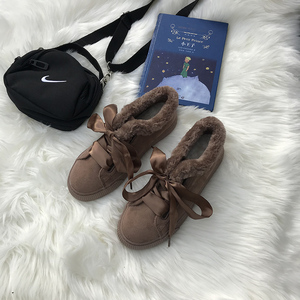 港风chic复古冬鞋