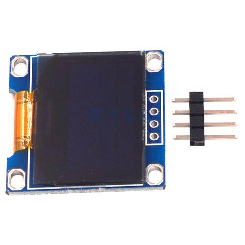 0.96寸蓝色黄蓝双色白色I2CIIC通信显示器OLED液晶屏模块AI