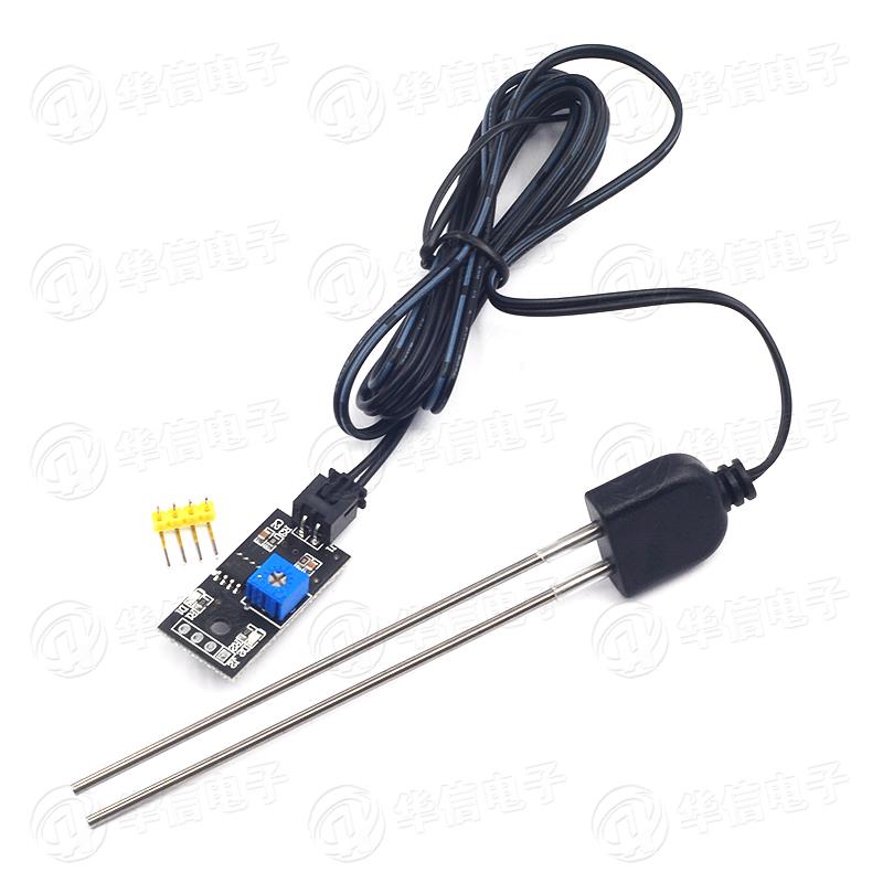 土壤湿度模块 泥土湿度检测 水分检测耐腐蚀探头传感器DC3.3v-12V