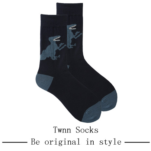 嘻哈twnnsocks欧美恐龙中筒袜