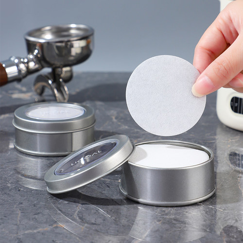 圆形粉碗摩卡壶滤纸51/58/60mm