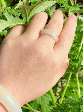 珠宝首饰新疆戒指天然和田玉