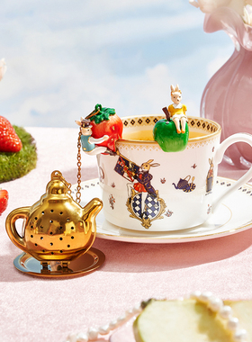 布兰兔blanbunny水果吊坠茶滤耐高温茶叶过滤不锈钢茶漏挂杯桌摆