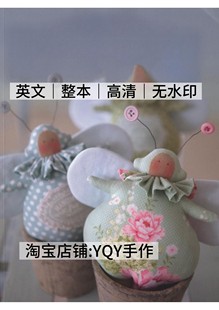 英文 2644 蒂尔达Tilda布艺裁剪纸样玩偶包包缝纫电子图解教程