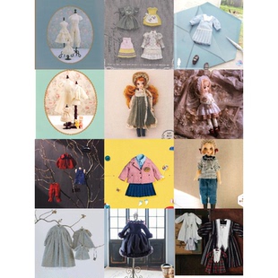 电子图纸 小布ob11纸样bjd6分3分4分打版 12本全中文 娃衣教程