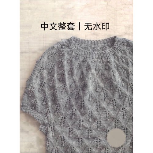 511 中文 棒针编织 从领口开始的棒针编织 从上往下织毛衣教程