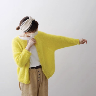 075 [日文有水印] 横田 DARUMA X 野口智子 单款 马海毛开衫