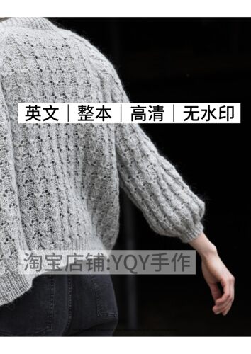 英文文字 2612 laine 棒针编织Tuku Knits 秋冬女士毛衣电子图解