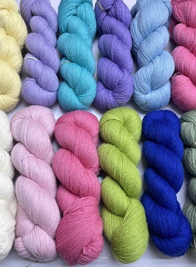 《臻选》似锦  100%挪威羊毛NORWAY WOOL粗针手作羊绒型柔软亲肤