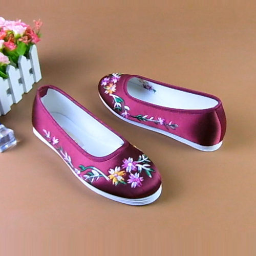 老北京中国风大码布底妈妈婆婆鞋