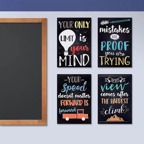 Motivational Classroom Wall Art Posters Inspirational Quotes