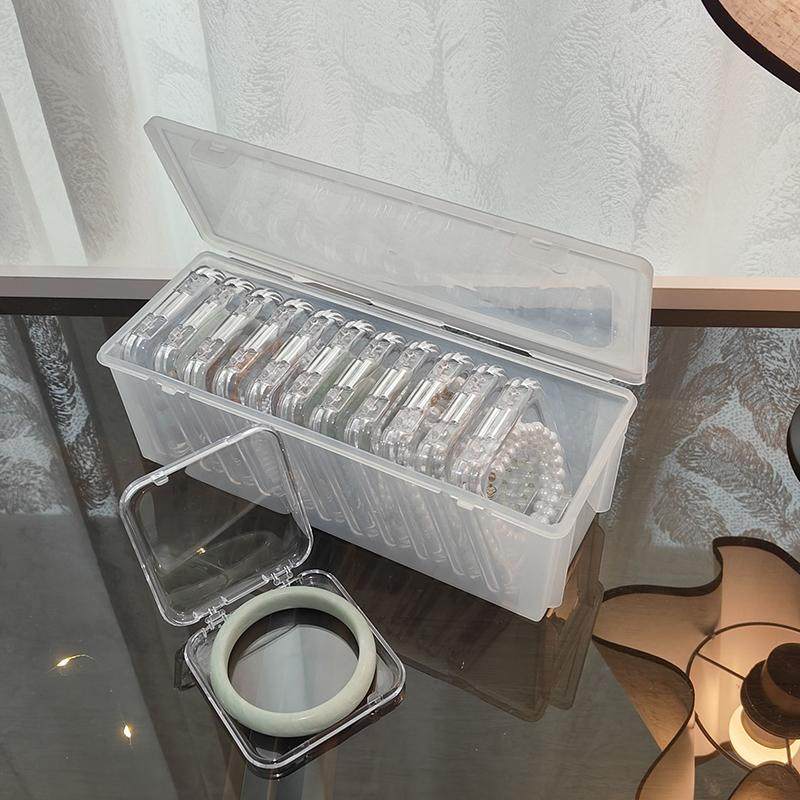 首饰盒手镯手链项链手串翡翠水晶饰品便携式防氧化盒穿戴甲透明盒,收纳整理,首饰盒,淘宝优惠券,粉丝福利购,淘宝优惠卷