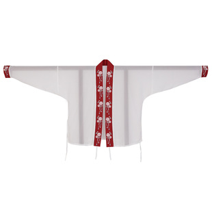 清仓原创飞花令汉服宋制飞机袖旋裙女褙子齐腰吊带三件套