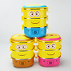 Rectangular/Round/Square Cartoon student Lunch box heat preservation Lunch box Stainless steel Heat insulation barrel Double three Bento Box