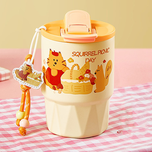 物生物陶瓷内胆咖啡保温杯