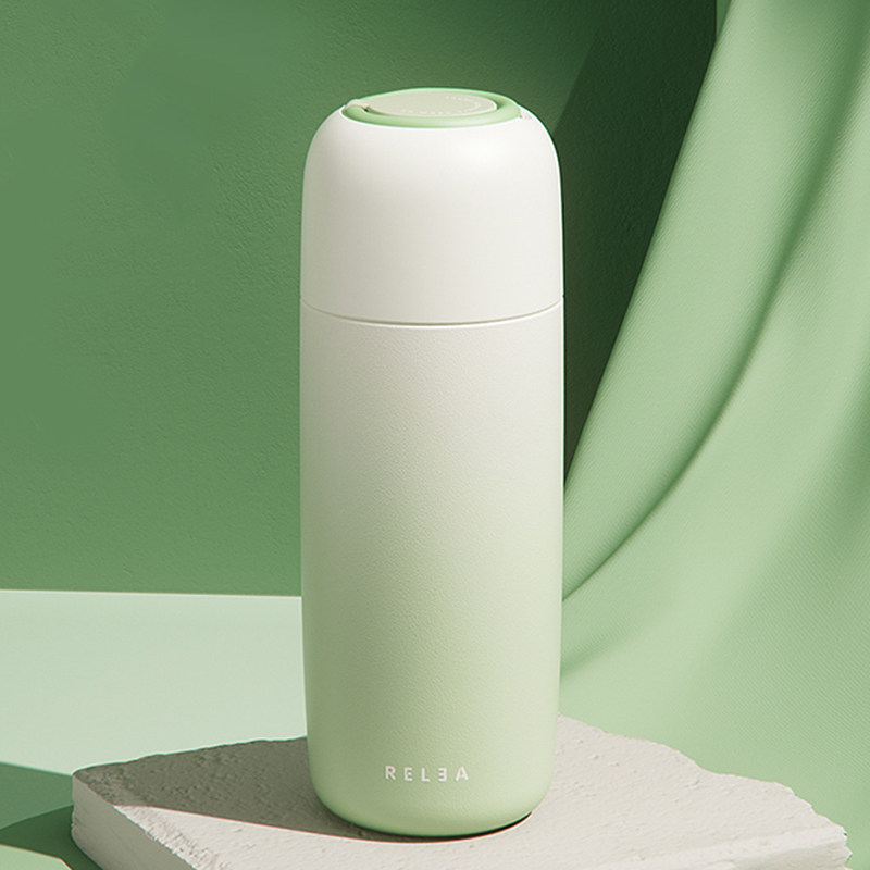 保温杯女生高颜值316不锈钢智能数显水杯子可携式2024新款女士