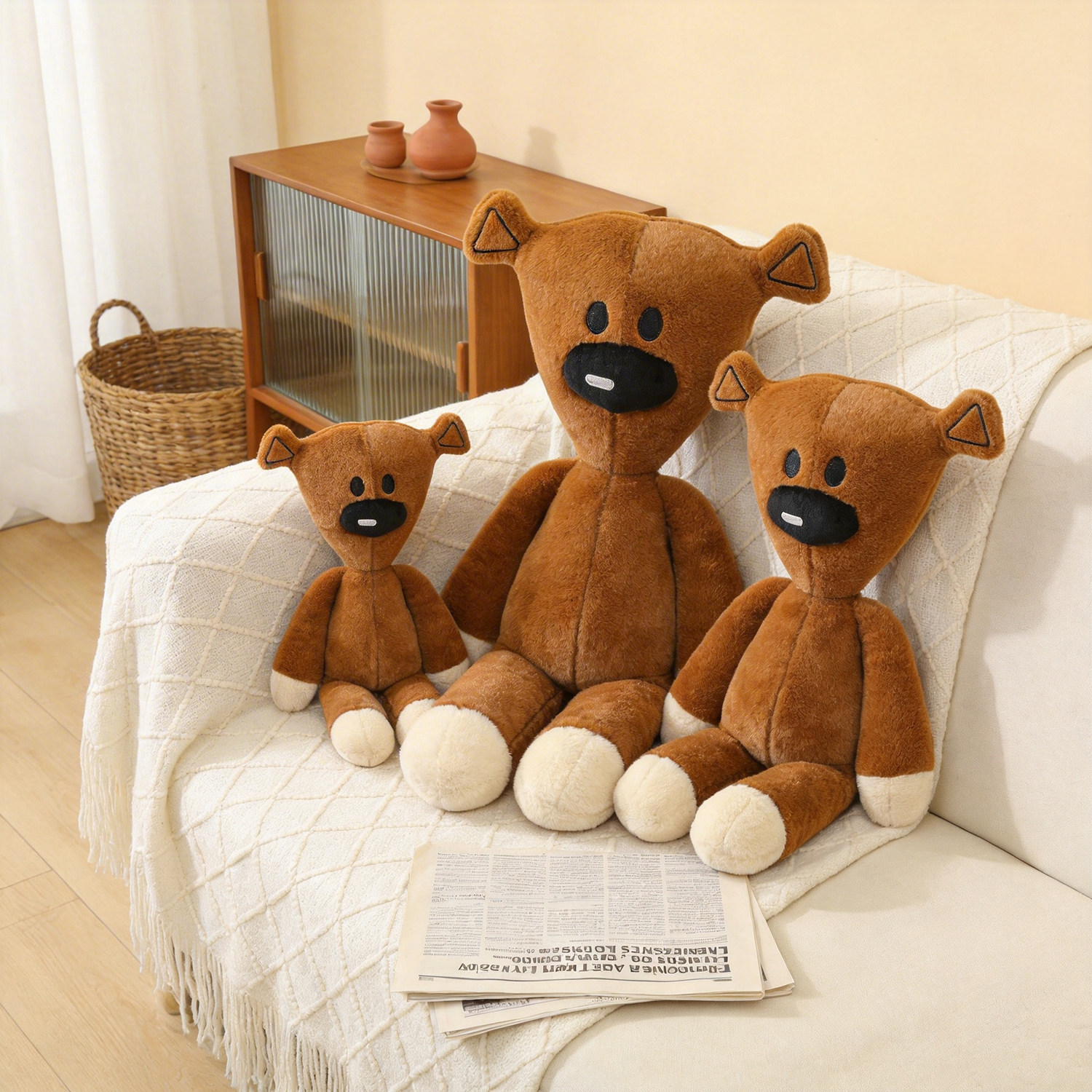 新款憨豆先生泰迪熊公仔憨豆熊毛绒玩具玩偶抱枕女生儿童生日礼物