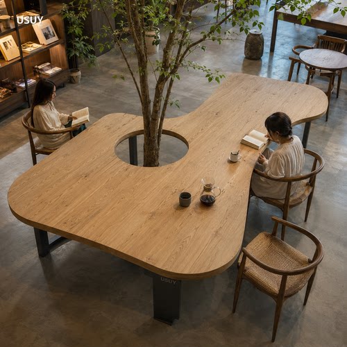 USUY商用实木现代简约茶台