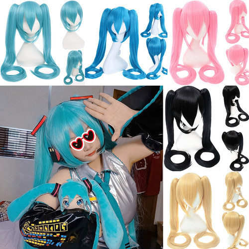万圣节cosplay初音未来假发长发动漫二次元街拍漫展会假发套道具