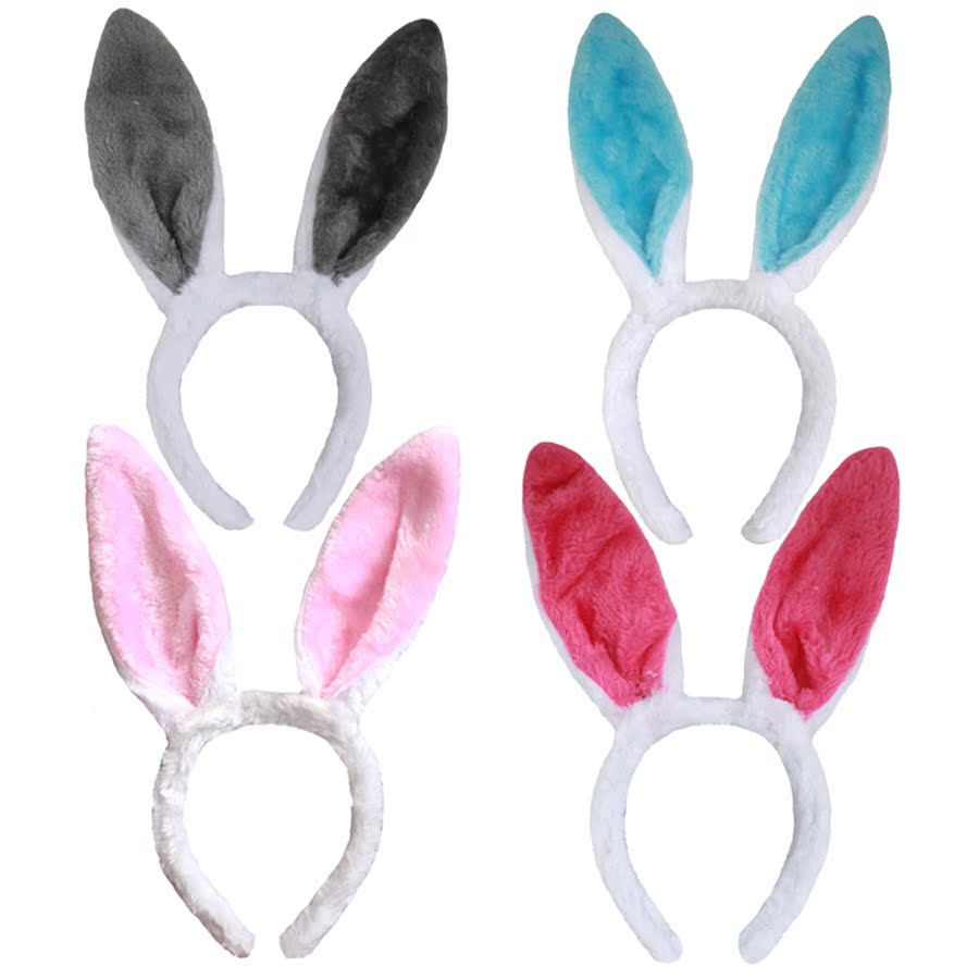 小兔子耳朵头饰青蛙米妮