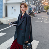 ，西装毛呢外套2D120-F585-P185-K268（夹棉加厚），女装西装，2D120