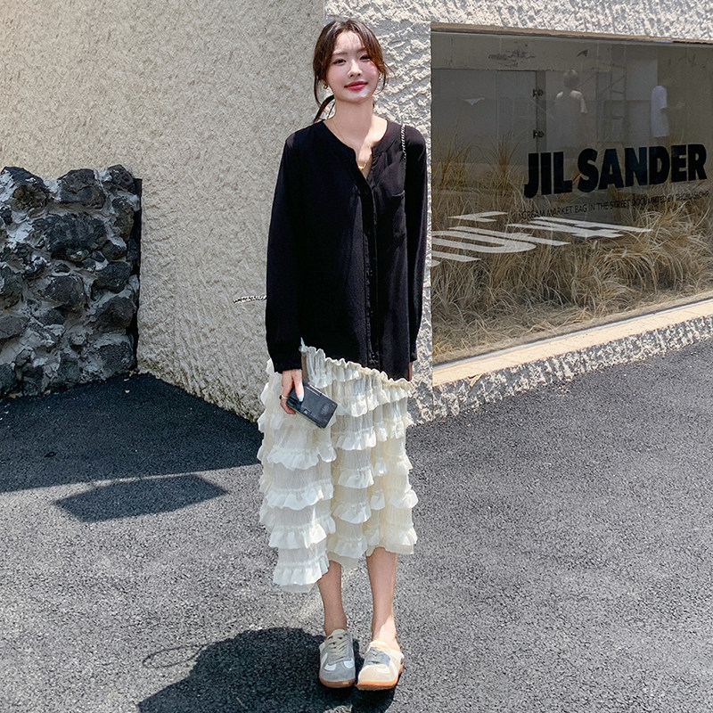 ，撞色拼接连衣裙2D120-Q9711-P135-K198,女装连衣裙,2D120