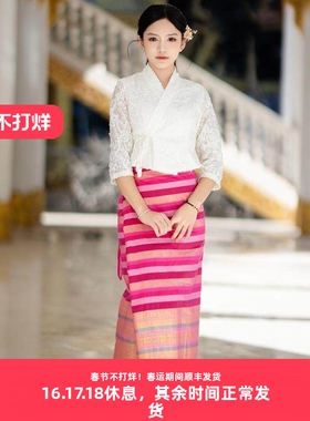沙芭利 西双版纳网红傣族服装 特价款旅游拍照泰国服装东南亚风格
