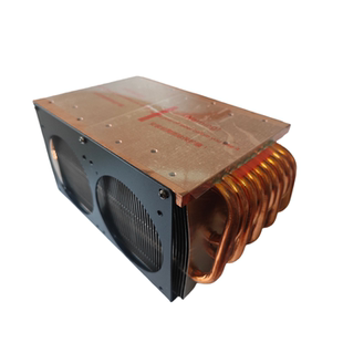 大功率紫铜散热器1000w5kwigbt模块激光ic芯片AI半导体风冷散热器
