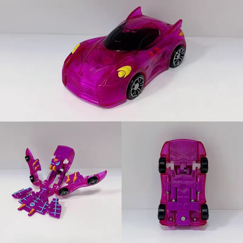 新款银丝奇蛛魔幻车神对决灵空战神儿童玩具变形机器人男孩之萌卡