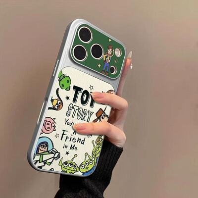 英文小怪苹果17pro手机壳iPhone16promax小羊皮14/15大视窗131211