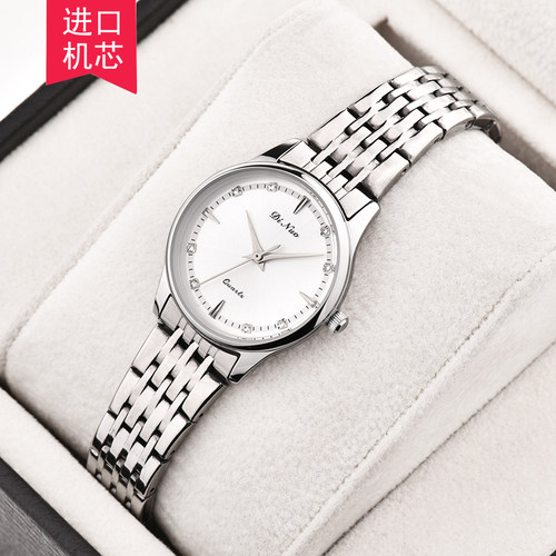正品谛诺手表女士新款石英表机芯
