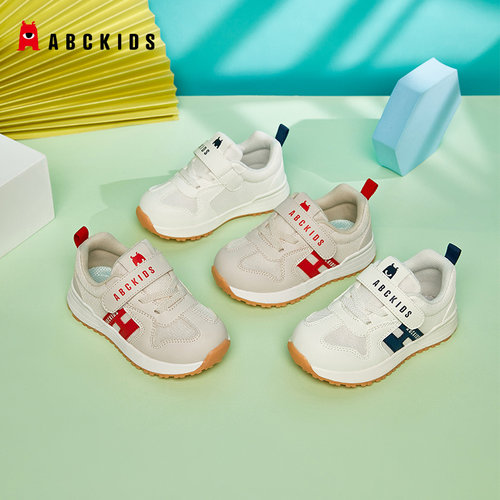 Abckids童鞋 儿童阿甘鞋2026新款秋季男童鞋子透气德训女童运动鞋