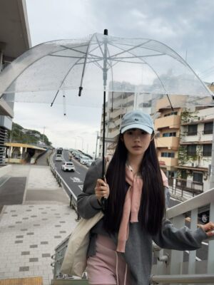 -3 POINT%-刺绣小狐狸棒球帽运动男女加深宽檐显脸小鸭舌帽遮阳