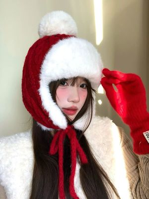 -3 POINT%-东北日系甜美加绒雷锋帽