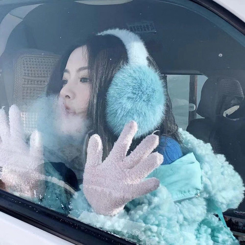 纯欲风秋季慵懒风美式街头嘻哈耳罩