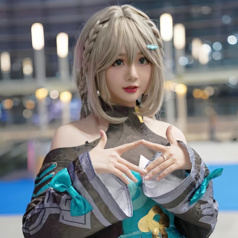 崩坏星穹铁道青雀假发cosplay服