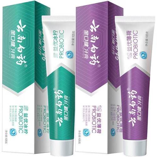 云南白药金口健益生菌清新牙膏