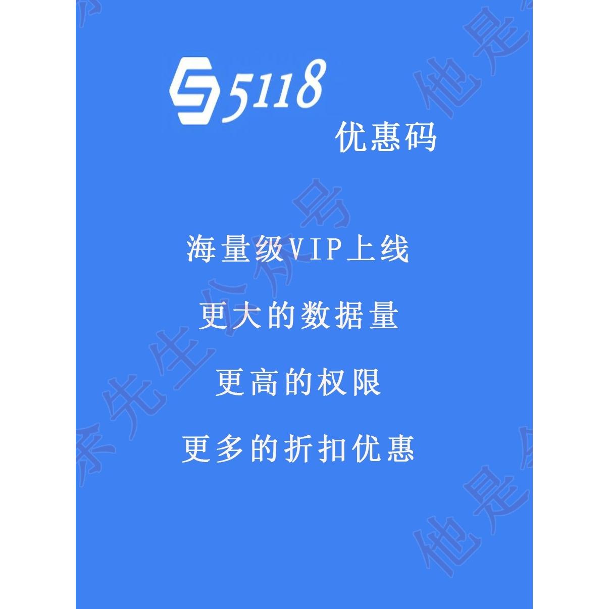 5118折扣优惠码 专业版旗舰版市场营销广告投放商品关键词优化