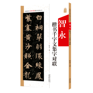 智永楷书千字文集字对联 中国历代名碑名帖集字系列丛书 陆有珠 毛笔字帖书法临摹古帖 附简体旁注点评概述 安徽美术出版社