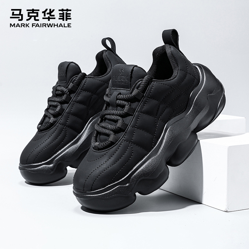 马克华菲老爹鞋厚底男鞋