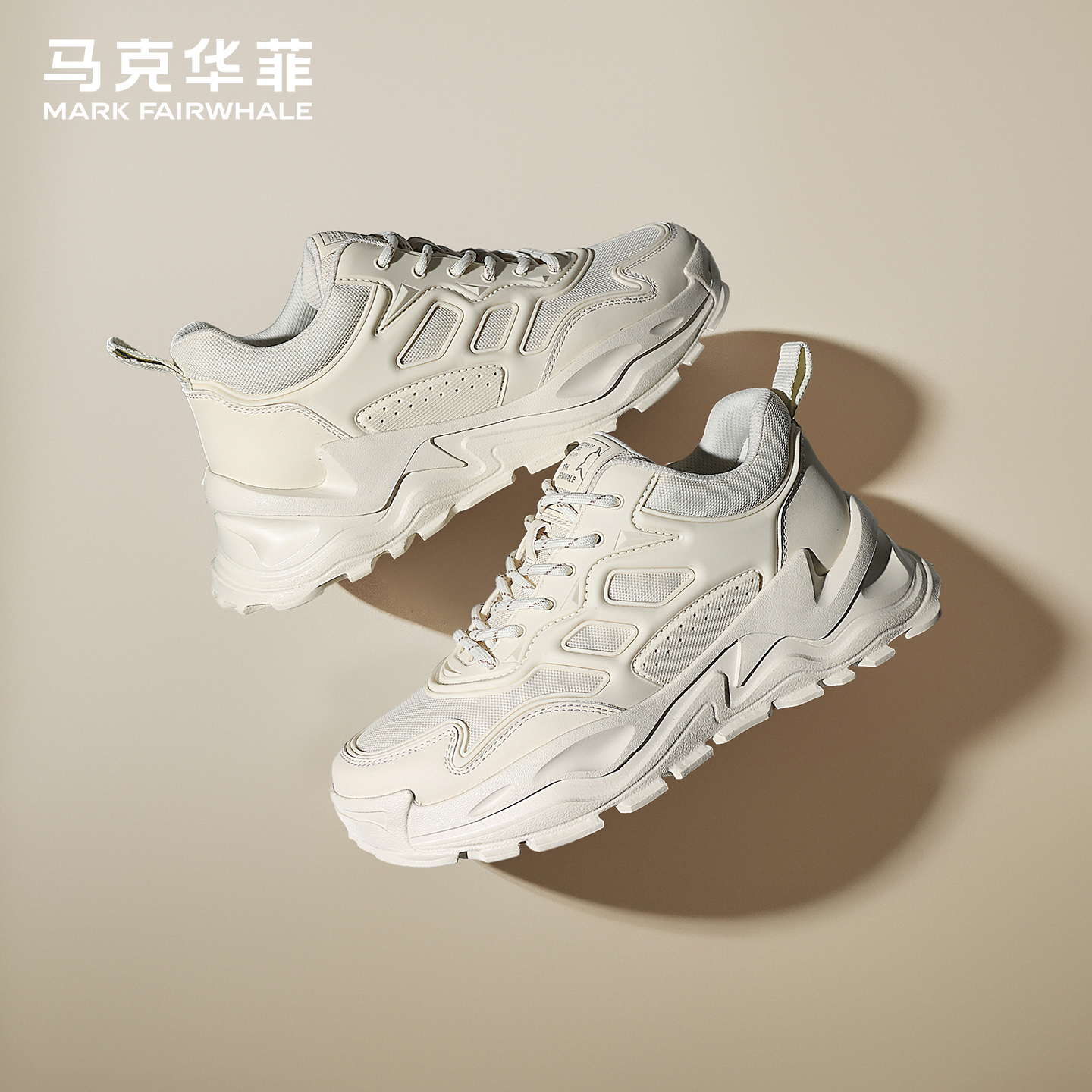 马克华菲潮流休闲鞋增高老爹鞋男