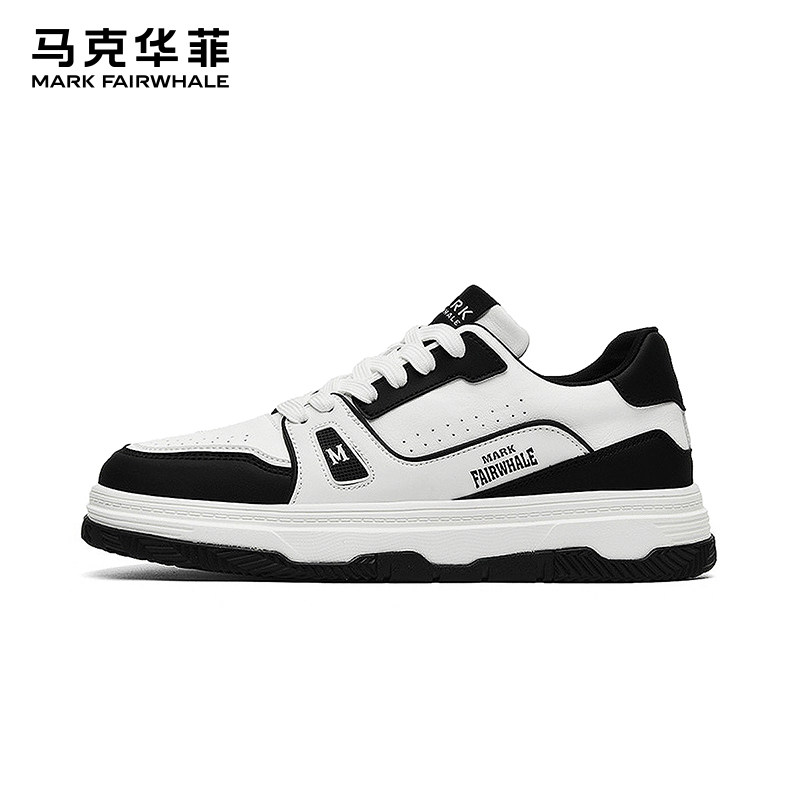 马克华菲鞋子男鞋小白鞋男2026夏季新款厚底休闲鞋男士板鞋潮鞋