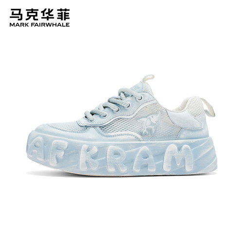 马克华菲厚底增高百搭休闲板鞋