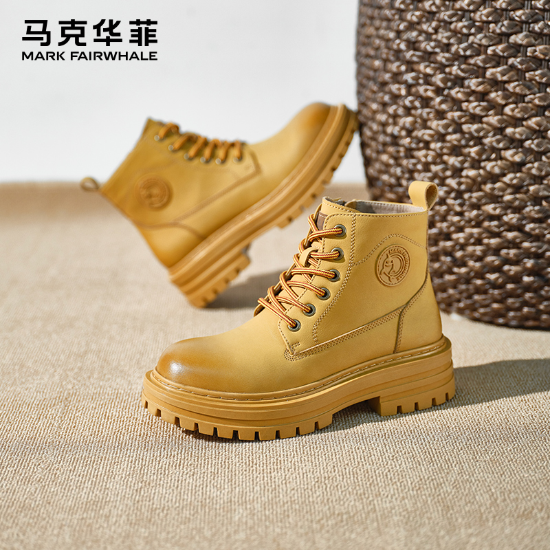 马克华菲情侣旅游出行经典大黄靴