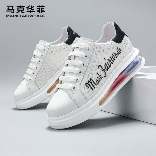 马克华菲透气板鞋休闲
